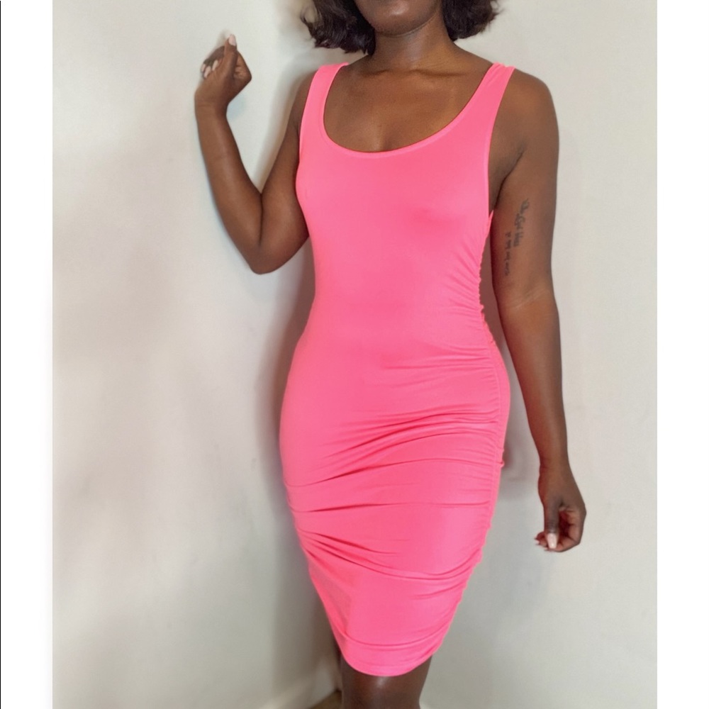 NEON PINK DRESS